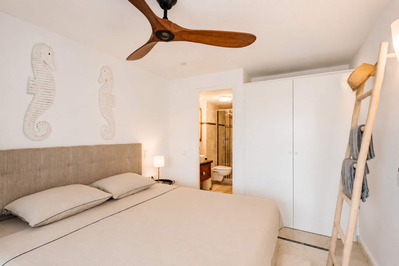 Bedroom with king-size bed